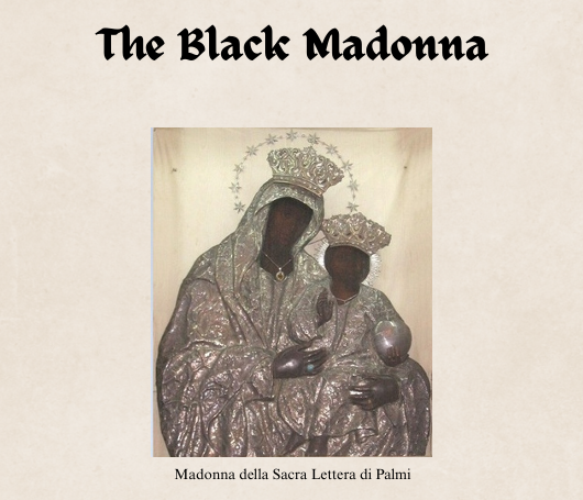 Black Madonna sacred artwork