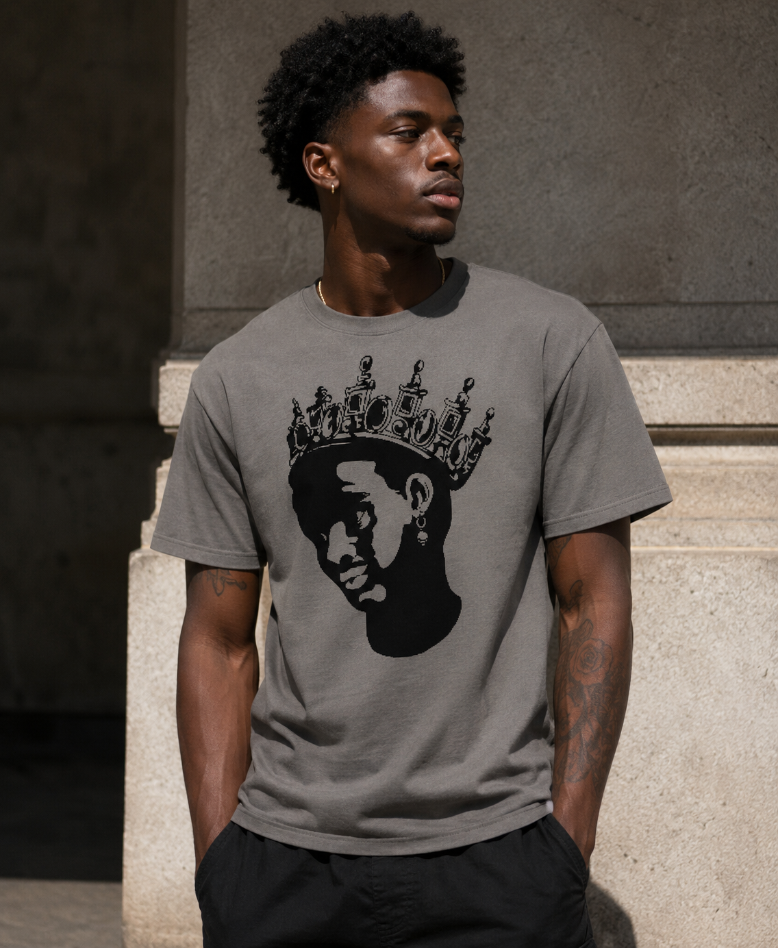 Holy Roman oversized faded T-shirt