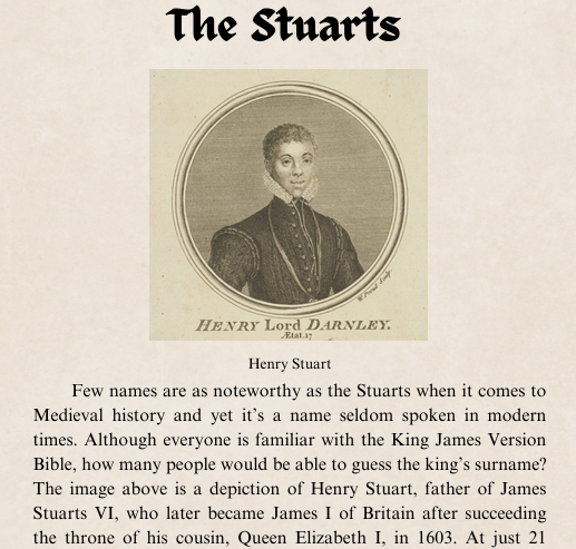 Historical imagery from Saints and Icons